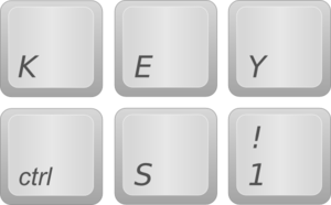 Keyboard Keys Clip Art
